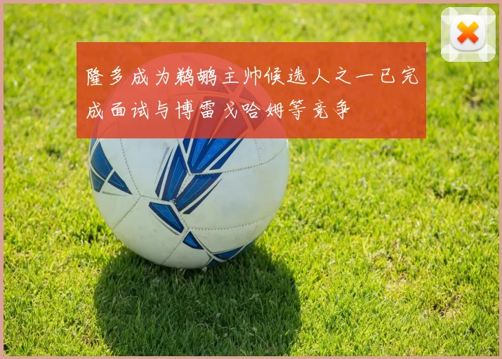 隆多成为鹈鹕主帅候选人之一已完成面试与博雷戈哈姆等竞争
